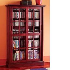 Sliding Door Cabinet-Cherry