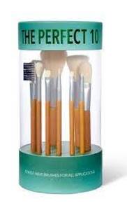 lot 19 image: The Perfect 10, 10-Piece Cosmetic Makeup Brush Gift Set