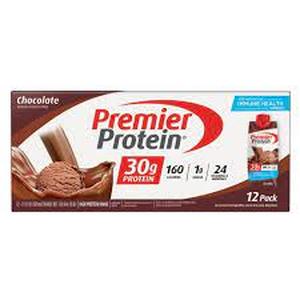 lot 74 image: Premier Protein 30g Protein Shake - Chocolate-11 fl oz12pk