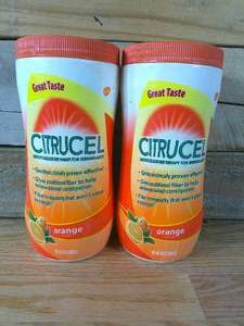 lot 82 image: Set of 2 Citrucel Fiber Therapy Powder - Orange - 30oz
