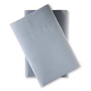 lot 114 image: Set of 2 Microfiber Solid Pillowcase Set - Room Essentials-King-Gray