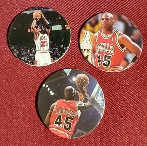 (3) 1995 Upper Deck Michael Jordan POGS