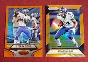 (2) Numbered Stefon Diggs Cards