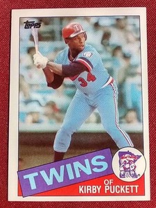 1985 Topps Kirby Puckett Rookie Card