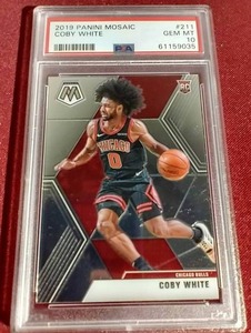 2019 Mosaic Coby White Rookie Card - PSA 10
