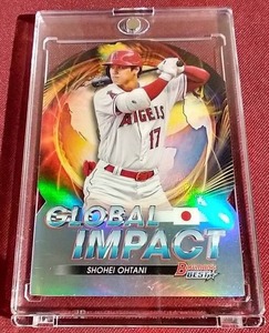 Awesome Die-Cut Shohei Ohtani Refractor Card