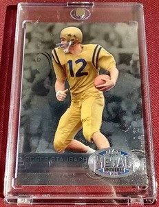 2012 Metal Universe Roger Staubach Card