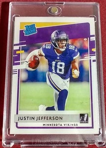 2020 Donruss Justin Jefferson Rated Rookie Card