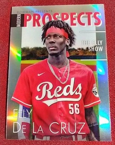 2023 Bowman Elly De La Cruz Refractor Prospect Card
