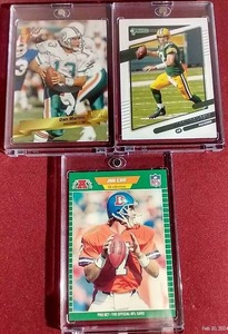 (3) All-Time Great QB Cards