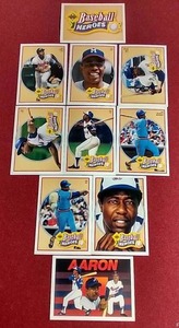 1991 Upper Deck Baseball Heroes Hank Aaron - Complete Set