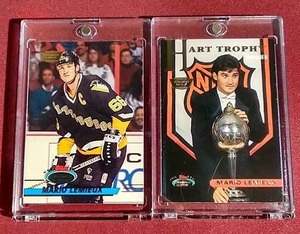 (2) Mario Lemieux Cards