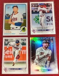 (4) Topps Royce Lewis Rookie Cards