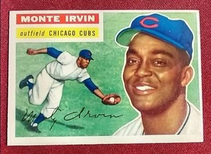1956 Topps Monte Irvin Card - Wow