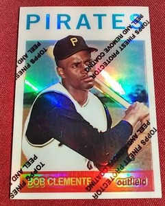 1997 Topps Roberto Clemente Refractor Card