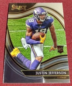 2020 Select Justin Jefferson Field Level Rookie Card