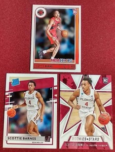 (3) Scottie Barnes Rookie Cards