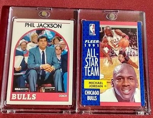 Michael Jordan & Phil Jackson Cards