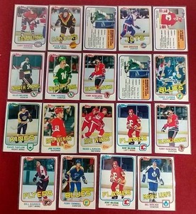 (19) 1981-82 Topps Hockey Cards