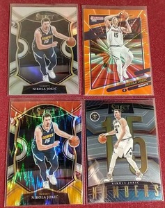 (4) Nikola Jokic Cards - Awesome Parallels