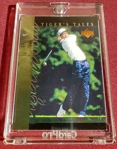 2001 Upper Deck Tiger Woods Tiger Tales Rookie Card