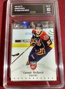 2014 Leaf Connor McDavid Rookie Card - GMA 10