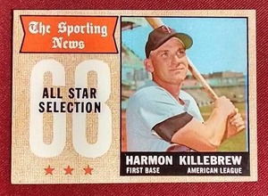1968 Topps Harmon Killebrew All-Star Card