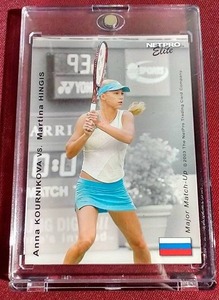 2003 Netpro Anna Kournikova  Martina Hingis Card