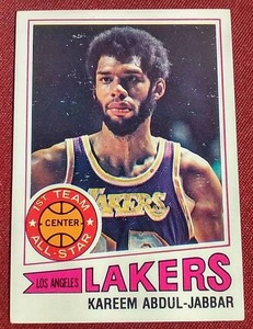 1977-78 Topps Kareem Abdul-Jabbar Card