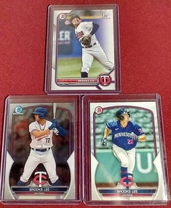 (3) Bowman Brooks Lee Prospect Cards - Includes 1st Bowman