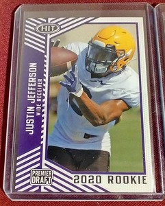 (2) 2020 Hit Justin Jefferson Rookie Cards