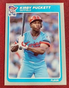 1985 Fleer Kirby Puckett Rookie Card