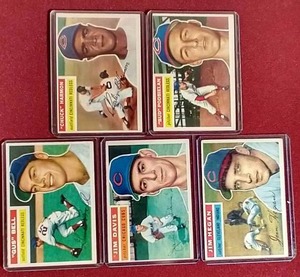 (5) 1956 Topps Baseball Cards