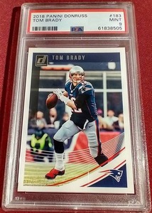 2018 Donruss Tom Brady Card - PSA 9