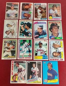 (15) Rod Carew Cards - NOT Reprints