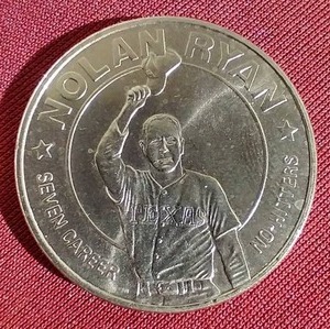 Nolan Ryan $1 Coin From Liberia