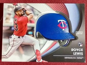2022 Topps Royce Lewis Commemorative Batting Helmet Rookie Card