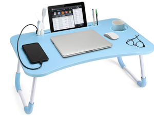 lot 170 image: Slendor Laptop Desk Foldable Bed Table Folding Breakfast Tray Portable