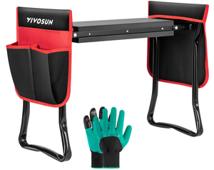 lot 179 image: VIVOSUN Portable Garden Kneeler Seat Foldable Garden Bench