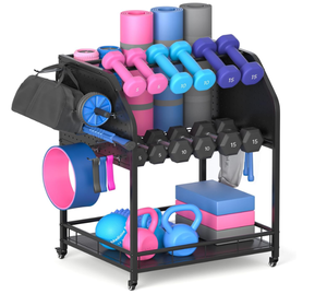 lot 224 image: Dumbbell Rack for Home Gym Storage Rack 3 Tier