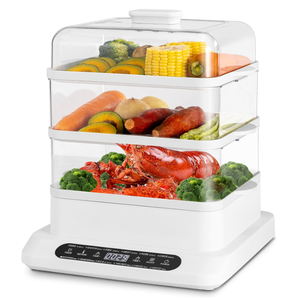 lot 246 image: Food Steamer 3 Tier 16QT Electric Vegetable Steamer