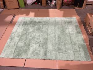lot 111 image: 8 x 10 Green Arear Rug