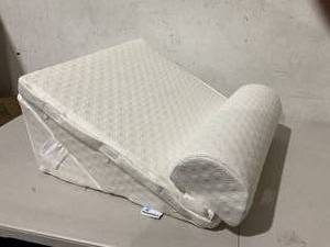 lot 317 image: Bed Wedge Pillow for Sleeping -Adjustable Post Surgery Pillow (7 in 1) -%100 Memory Foam