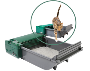 lot 79 image: Pet Zone Semi Automatic Cat Litter Box Self Cleaning