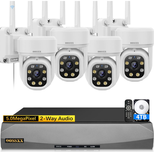 lot 82 image: (2-Way Audio & PTZ Camera) 5MP Outdoor Wireless PTZ Security Camera System