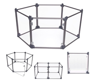 lot 85 image: Foldable Dog Playpen Pen, Durable Indoor Outdoor Portable Crate Kennel