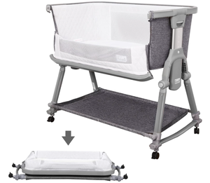 lot 87 image: Lil Pengyu Baby Bassinet Bedside Sleeper