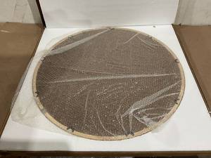 lot 499 image: Circle Wooden Wall Mirror,32inch Round Natural Wood Mirror Large Rustic Farmhouse Decor Mirror