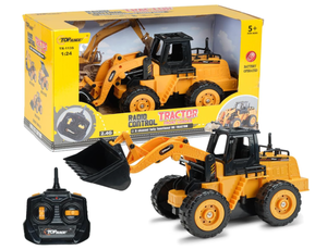 lot 519 image: Top Race 8 inches RC Front Loader Toy Truck