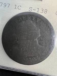 lot 33 image: 1797 US LARGE CENT
